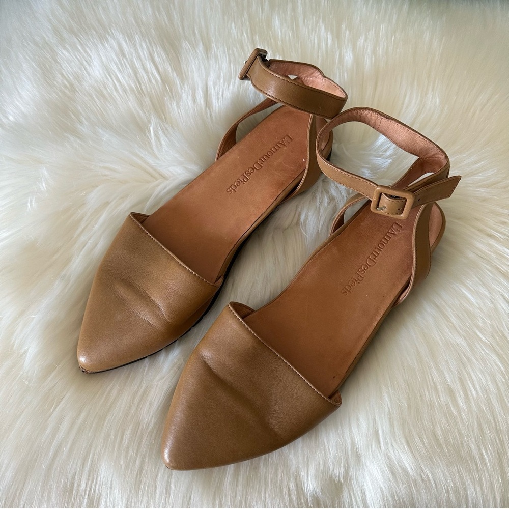 L’AmourDesPieds Madoleon Leather Buttery Soft Shoes Sz 8